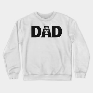 Dad Font Icon Logo Crewneck Sweatshirt